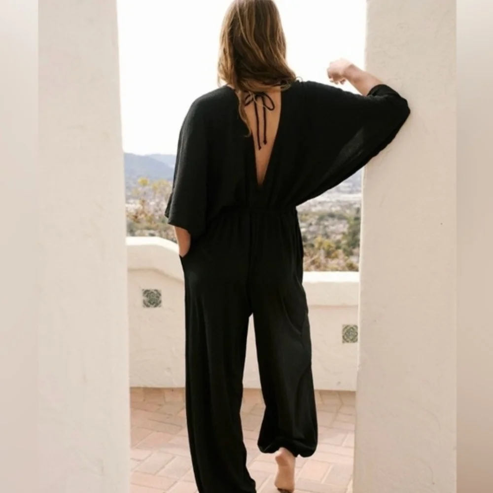 Free People Beach Venus One Piece Jumpsuit Medium - Picture 2 of 7